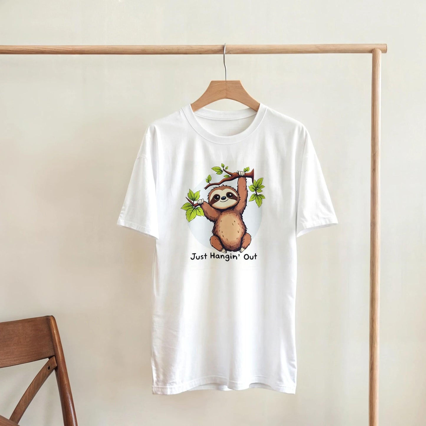 Just Hangin' Out Sloth T-Shirt