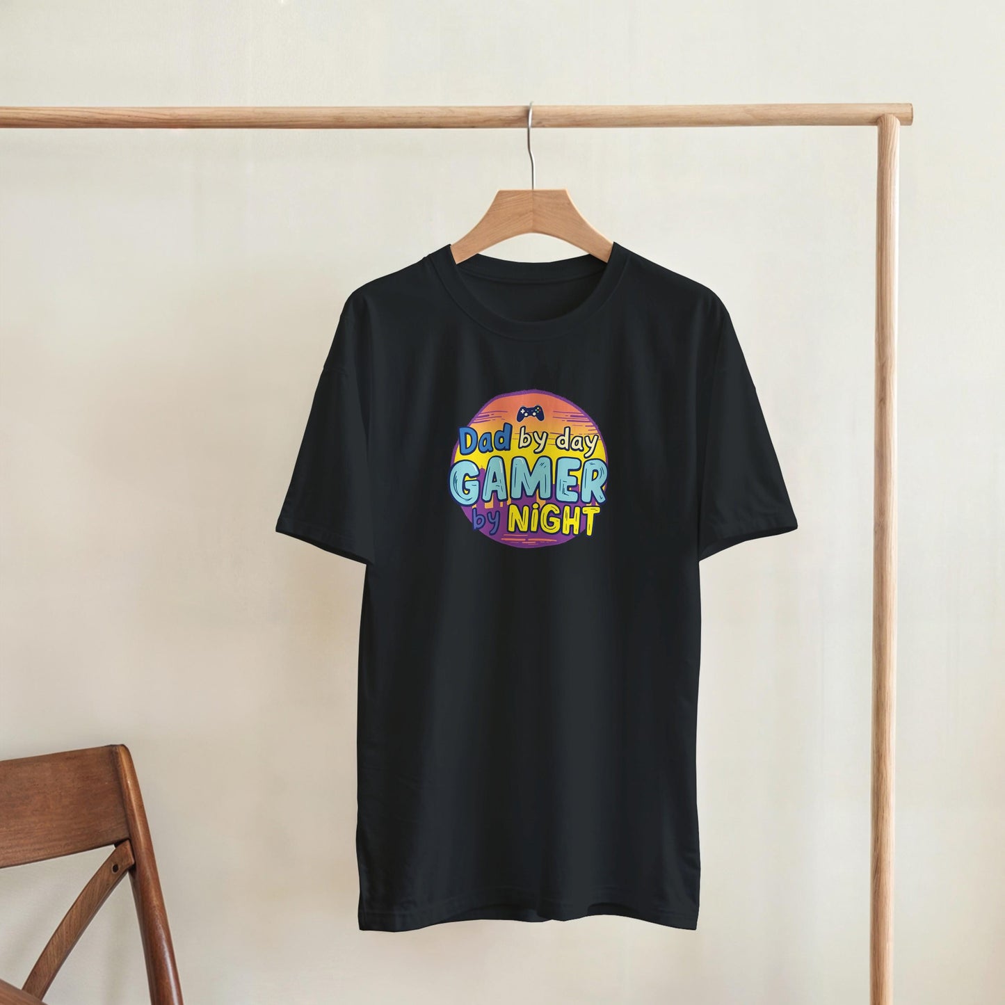 Dad by Day, Gamer by Night T-Shirt