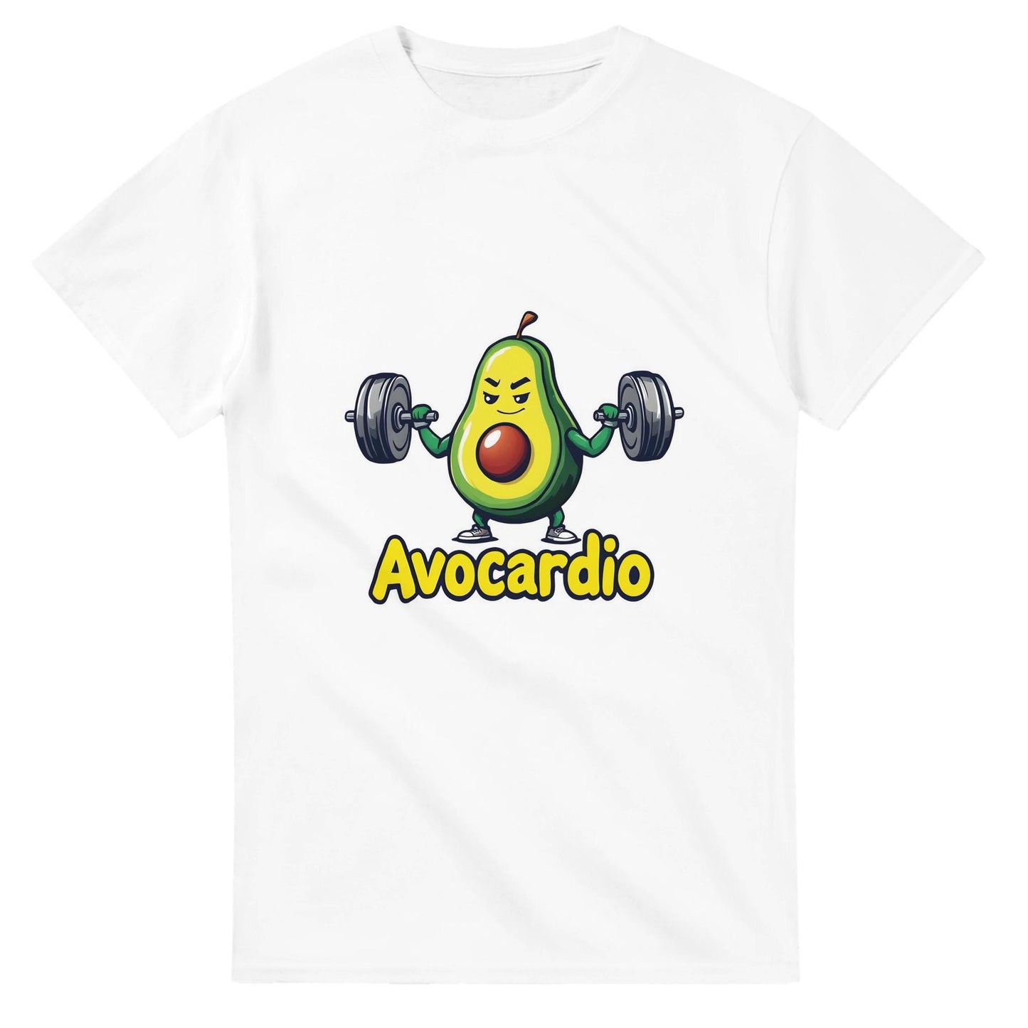 Avocardio T-Shirt: Funny Workout Tee for Fitness Lovers