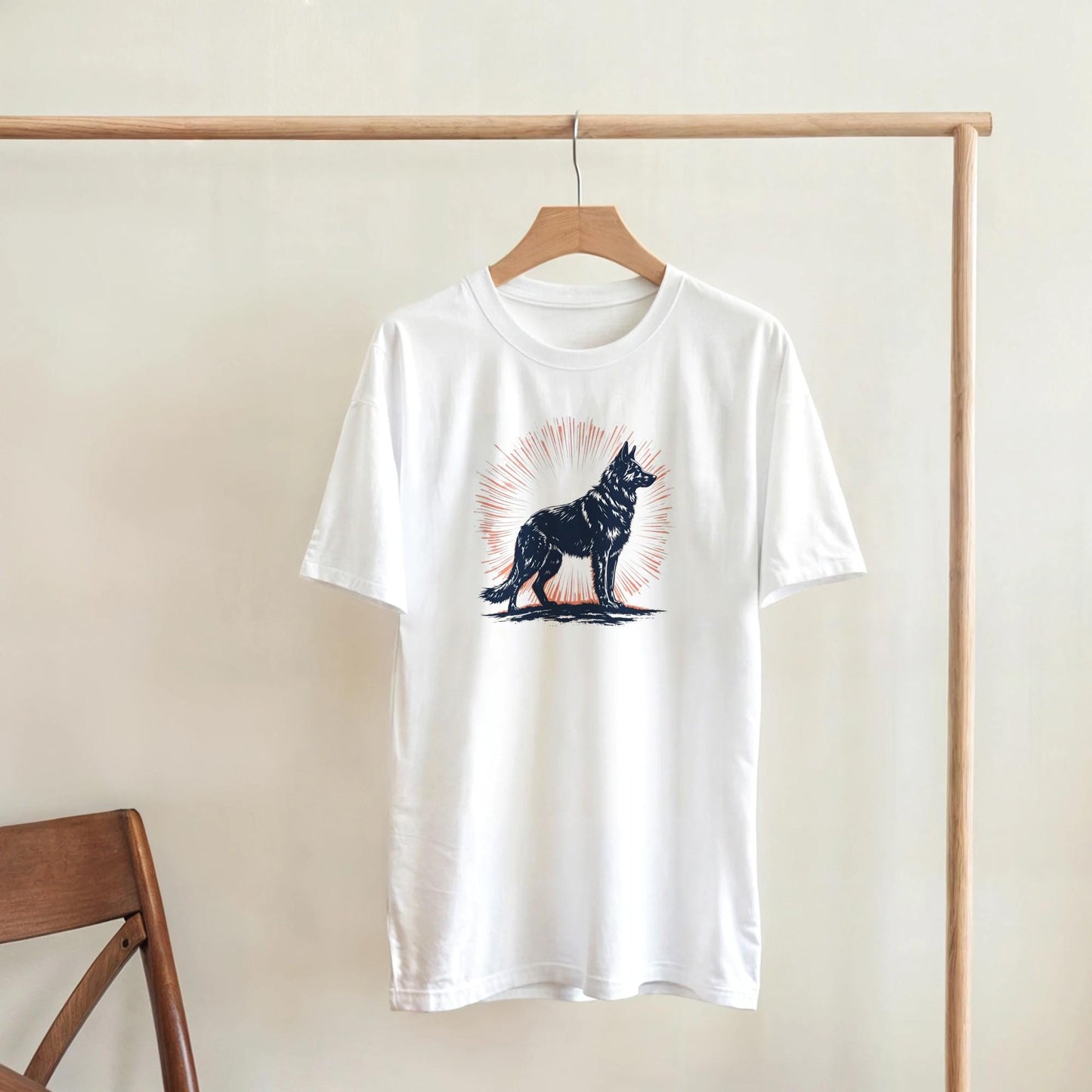 German Shepherd T-Shirt | Heavyweight Cotton Dog Tee